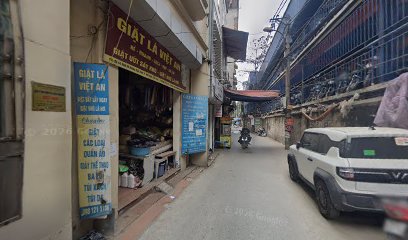 Mặt tiền cửa hàng Giặt Là Việt An – 58 phố Trần Bình